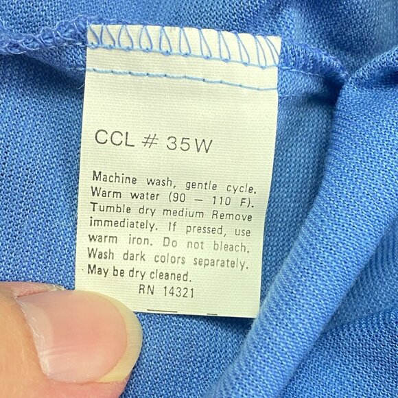 Vintage Puritan Polo Short Sleeve Shirt Mens M Blue White Pink Striped NWT - Picture 6 of 10